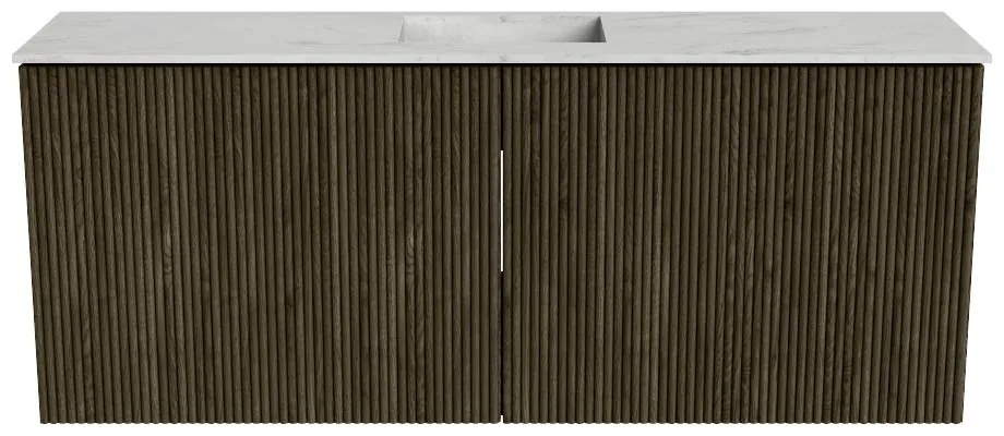 Mondiaz Joya DLux 100cm toiletmeubel shadow met wastafel faye midden zonder kraangat opalo