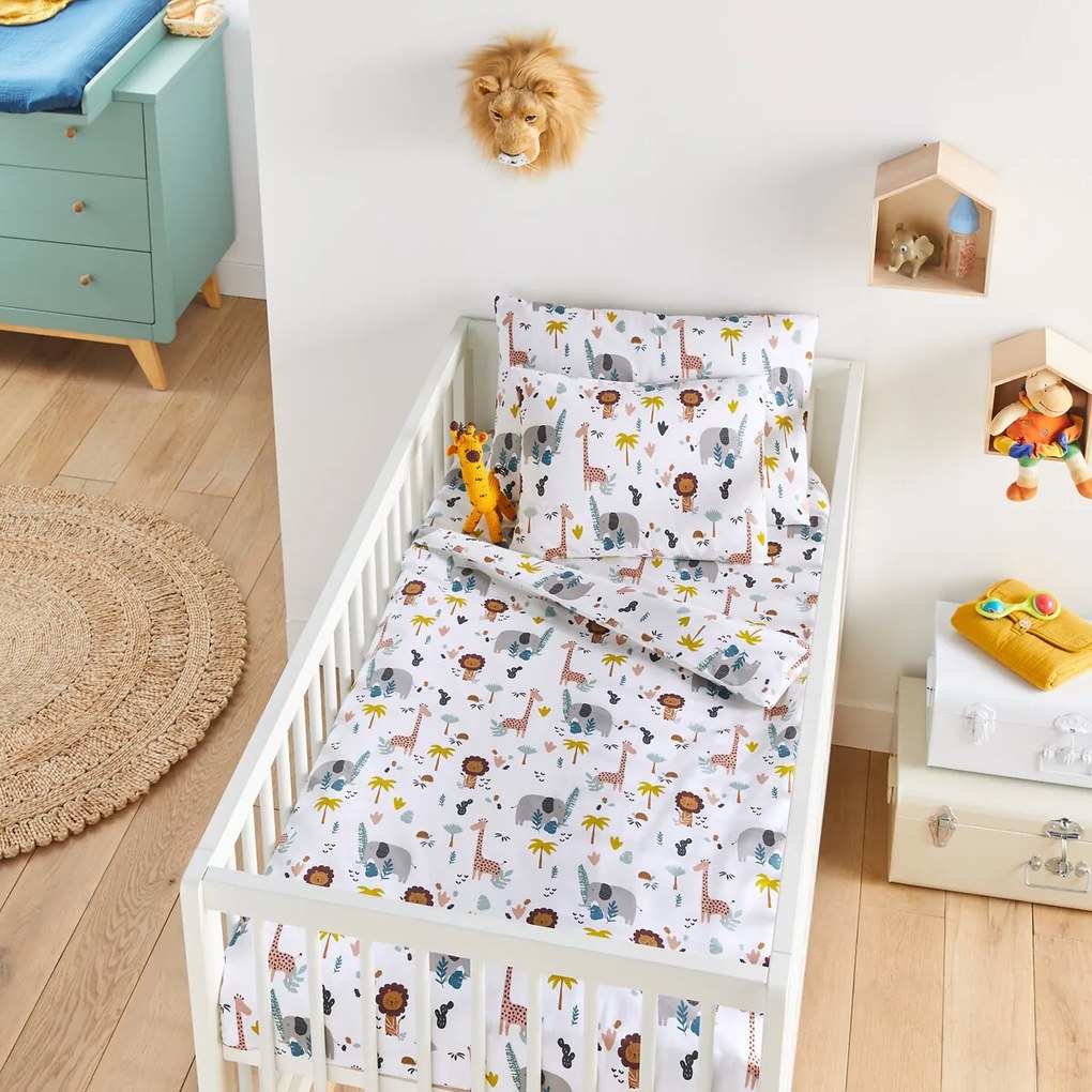 Kussensloop voor baby in biologisch katoen, Henri