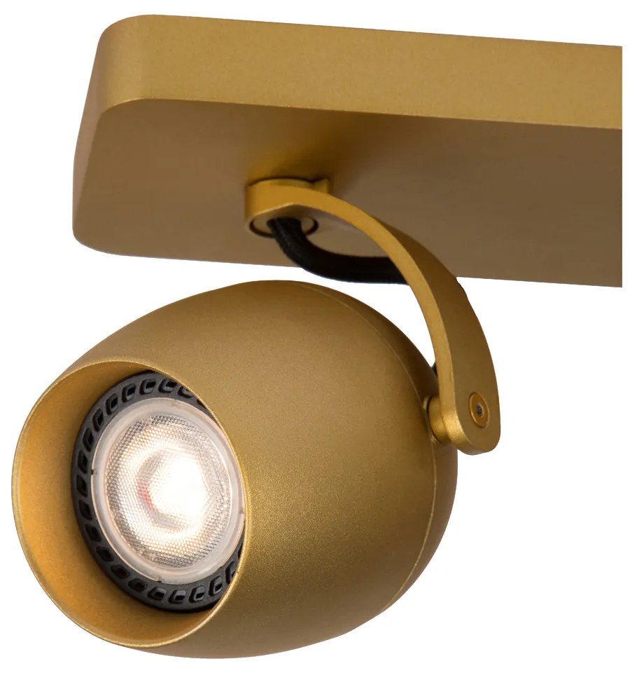 Lucide Preston plafondlamp 2x 5W goud mat