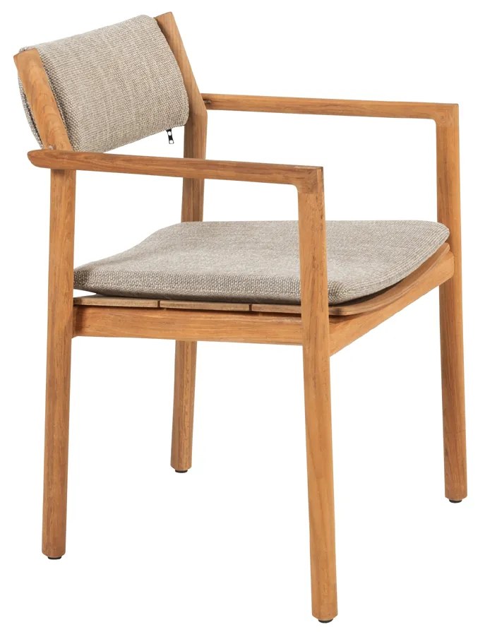 4 Seasons Outdoor Levi teakhouten stapelstoel SALE Tuinstoel houtkleur weerbestendig