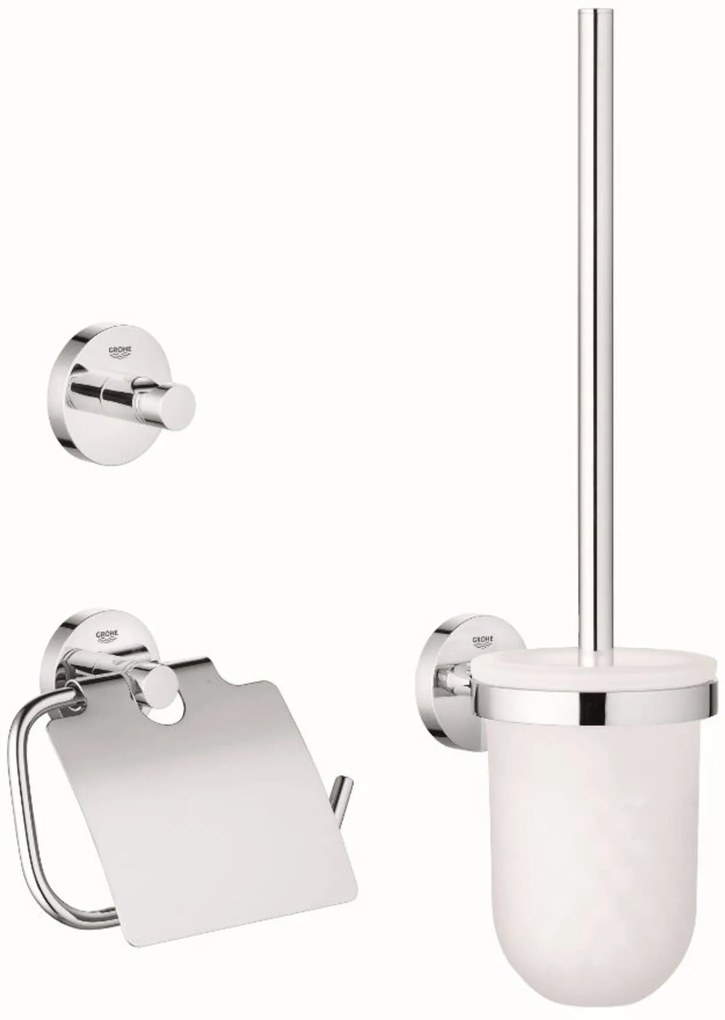 Grohe Start 3-in-1 accessoiresset voor toilet chroom