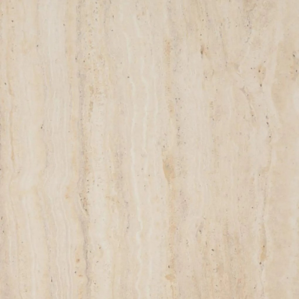 Ronde Salontafelset Beige Travertin Look