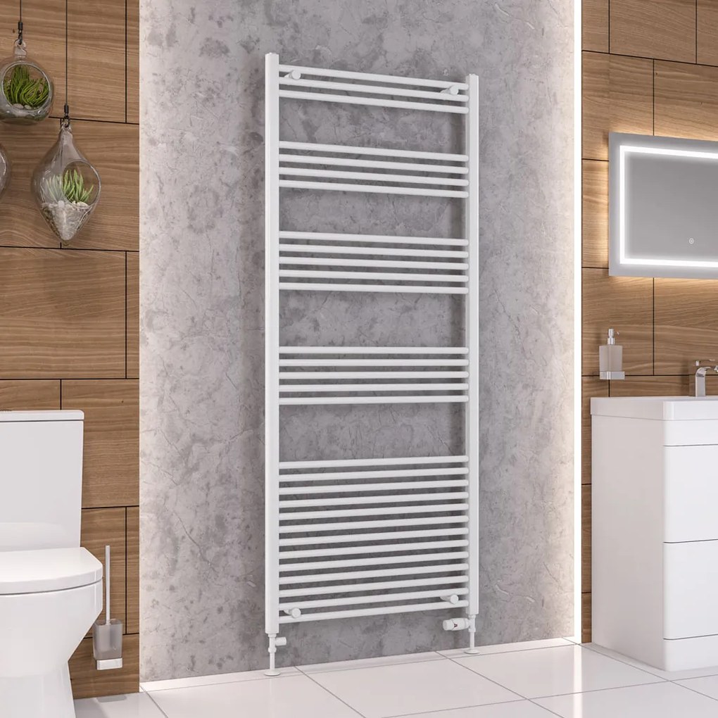 Eastbrook Wendover handdoekradiator 75x180cm 946W wit glans