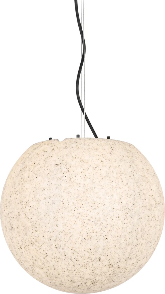 Moderne buitenlamp grijs 35 cm IP44 - Nura