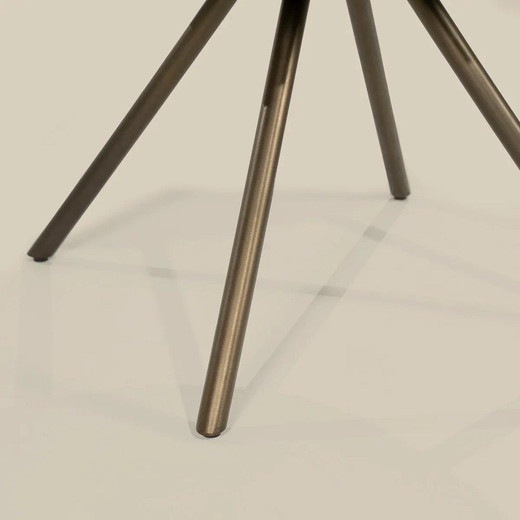 Eleonora Jayson Eetstoel Brons Frame Taupe