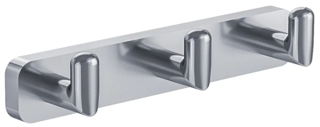 Eastbrook Asti messing handdoekhaak triple chroom