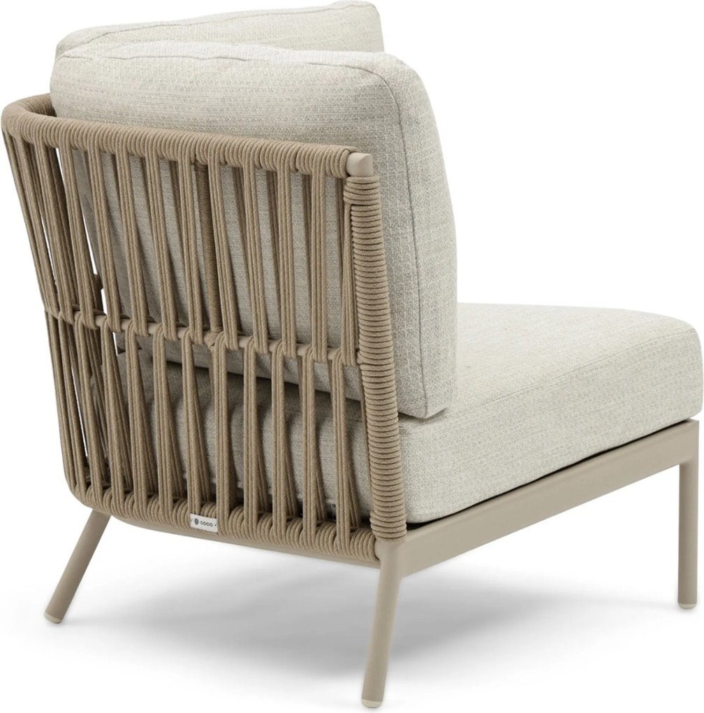 Hoek loungeset 5 personen Rope Taupe  Coco Elara