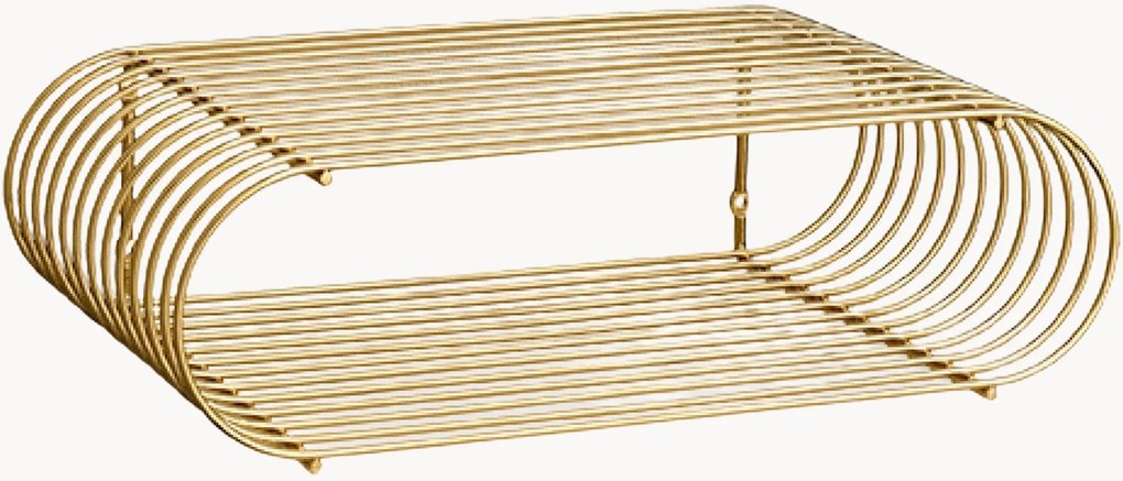 Metalen wandrek Curva, B 40 cm