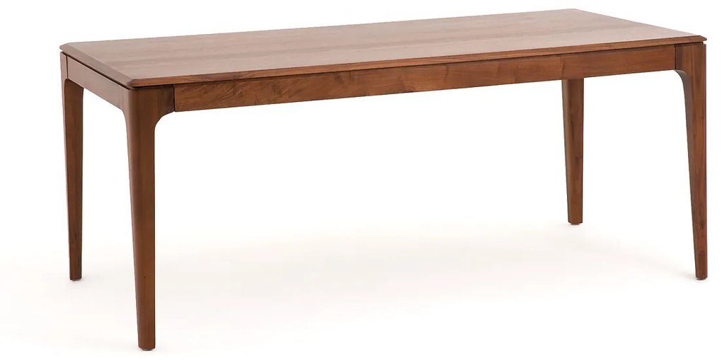 Uitschuifbare tafel, massief notenhout, Sanara