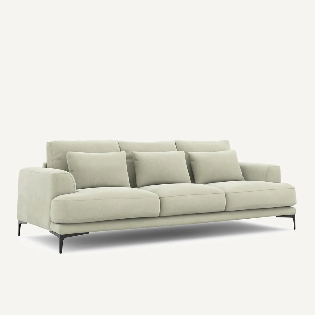 4-zits sofa in stonewashed fluweel, Marsile
