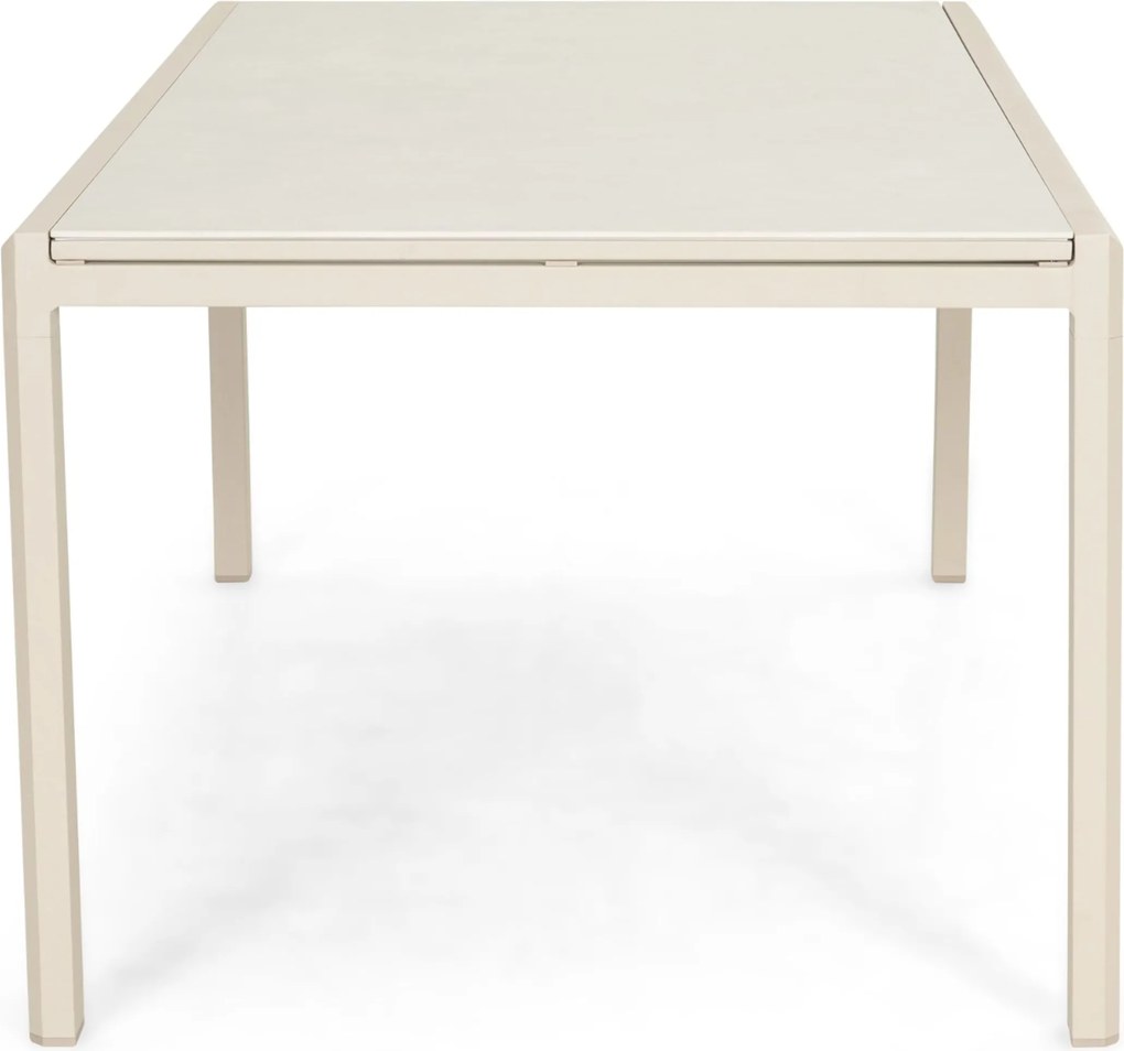 Dining Tuintafel rechthoekig uitschuifbaar 200/300x97 cm Zand/Beige Presto Tivario