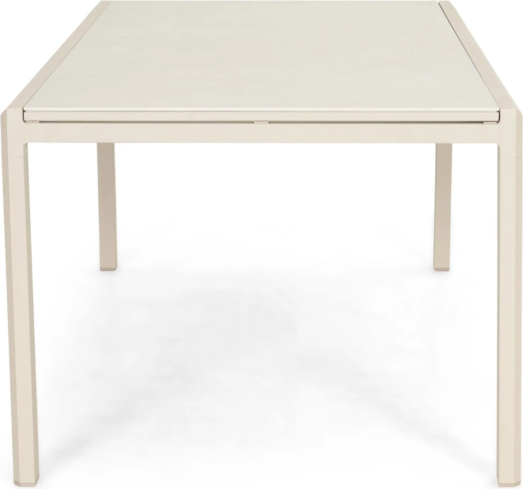Tuinset 8 personen 200 cm Aluminium Taupe Presto Brentino/Tivario