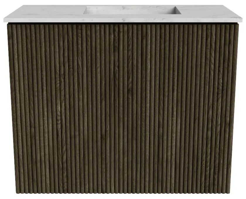 Mondiaz Joya DLux 50cm toiletmeubel shadow met wastafel faye rechts zonder kraangat opalo
