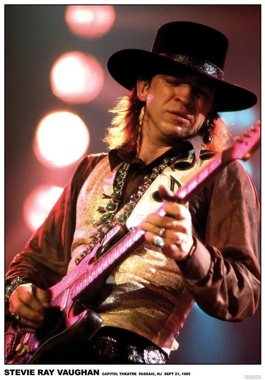 Poster Stevie Ray Vaughan - New Jersey 85, (59.4 x 84 cm)