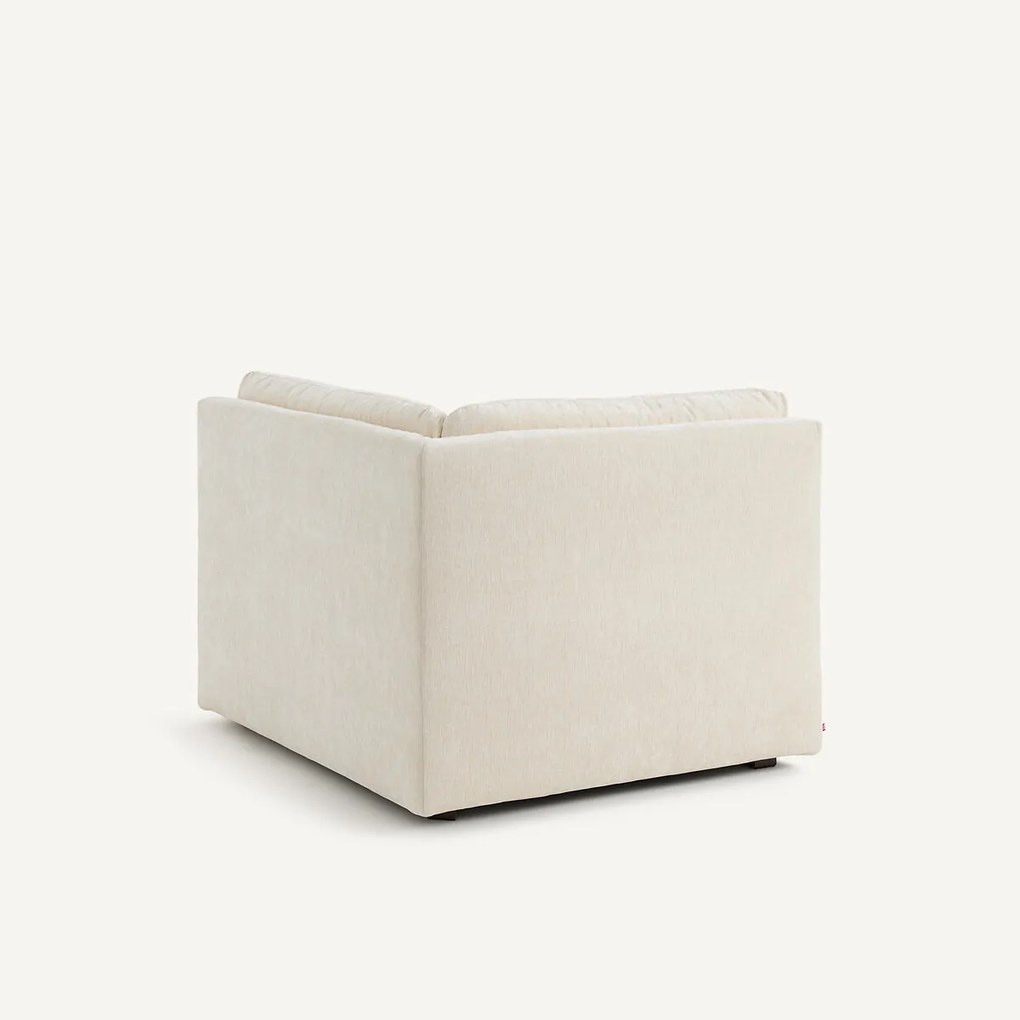 Modulaire 90° hoek in chenille fluweel, GIULIANO