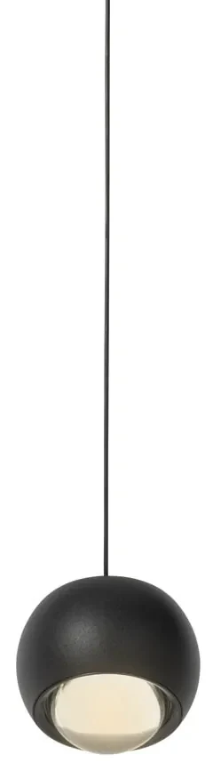 Moderne hanglamp zwart voor railsysteem 1-fase incl. LED - Magnetic Lance Modern bol / globe / rond Binnenverlichting Lamp