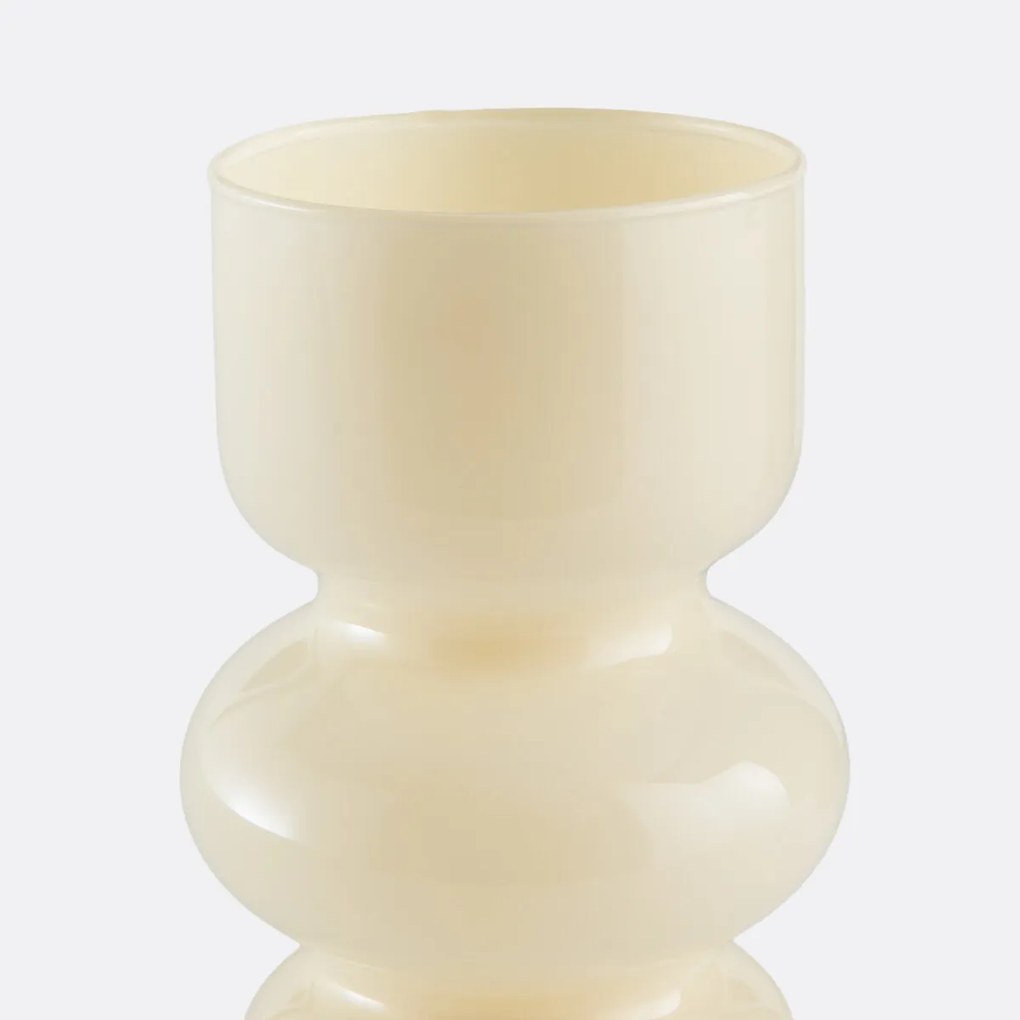 Gekleurde glazen vaas, hoogte 18,2 cm, ORLYA