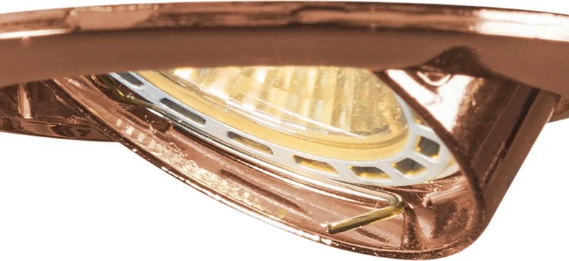 Smart inbouwspot koper kantelbaar incl. Wifi GU10 - Edu