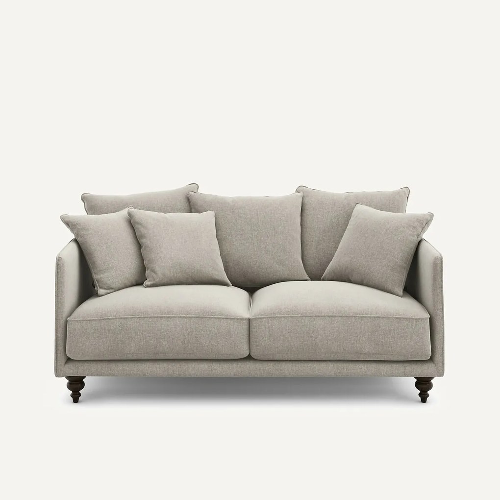 Compacte fluwelen chenille bank, Lazare