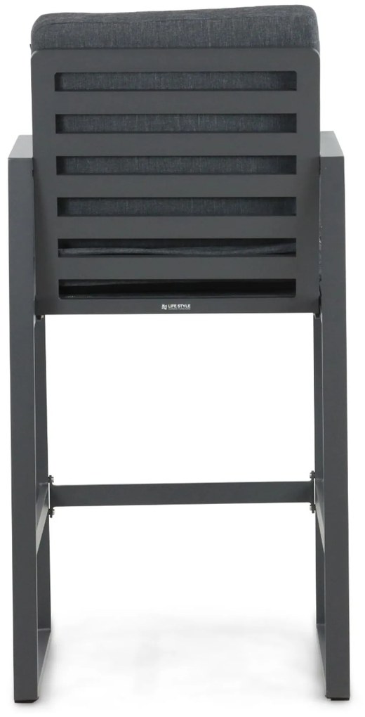 Barstoel Aluminium Grijs-antraciet Lifestyle Garden Furniture Nuno