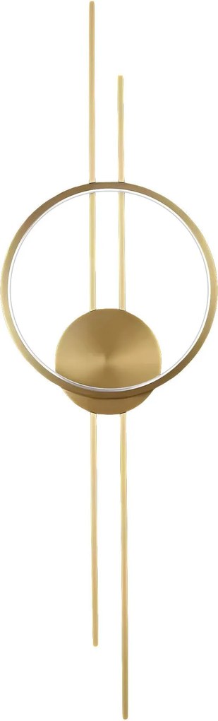 WANDLAMP LED APP1781-W BRUSH GOLD