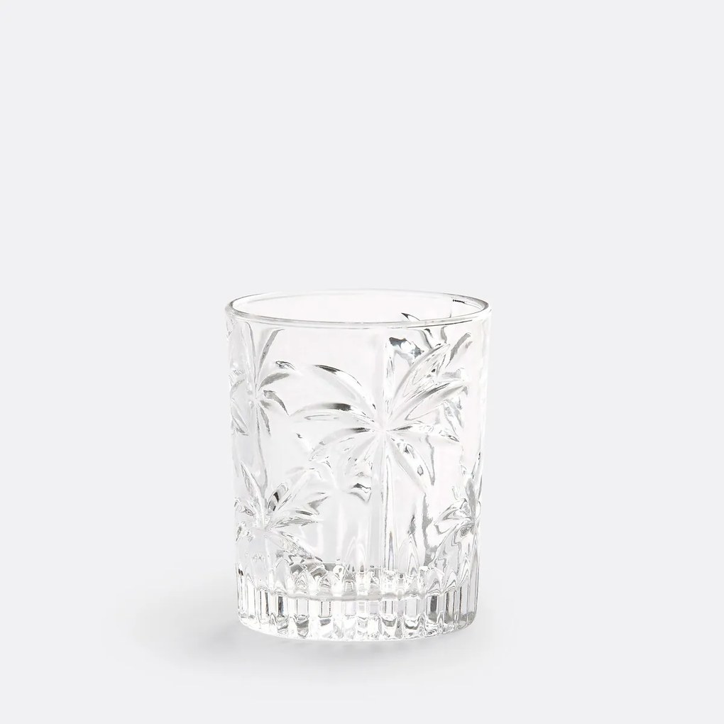 Set van 4 glazen met uitsnijdingen, Palem
