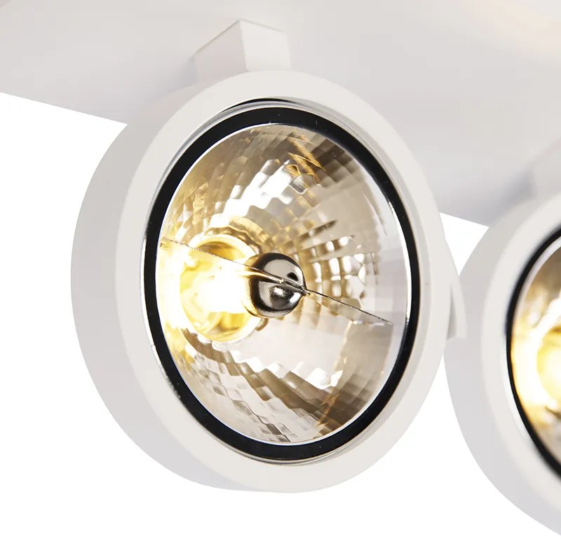 Design spot wit verstelbaar 3-lichts - Go