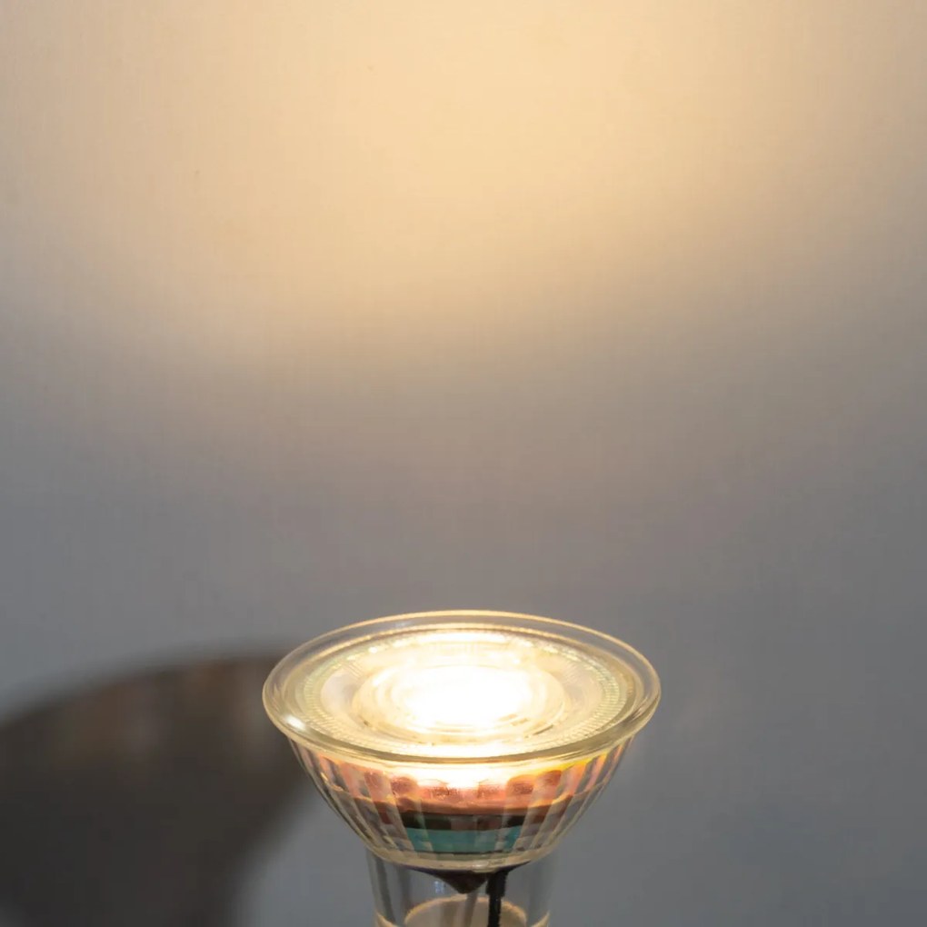 Set van 5 GU10 50mm dimbaar in Kelvin LED lampen helder 4.5W 345 lm 2000-2700K