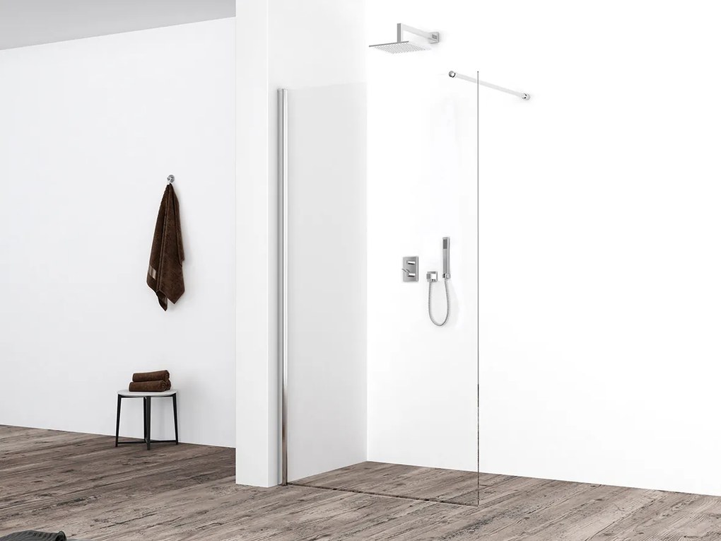 Mueller Eco inloopdouche 120x220 nano-coating helder glas chroom
