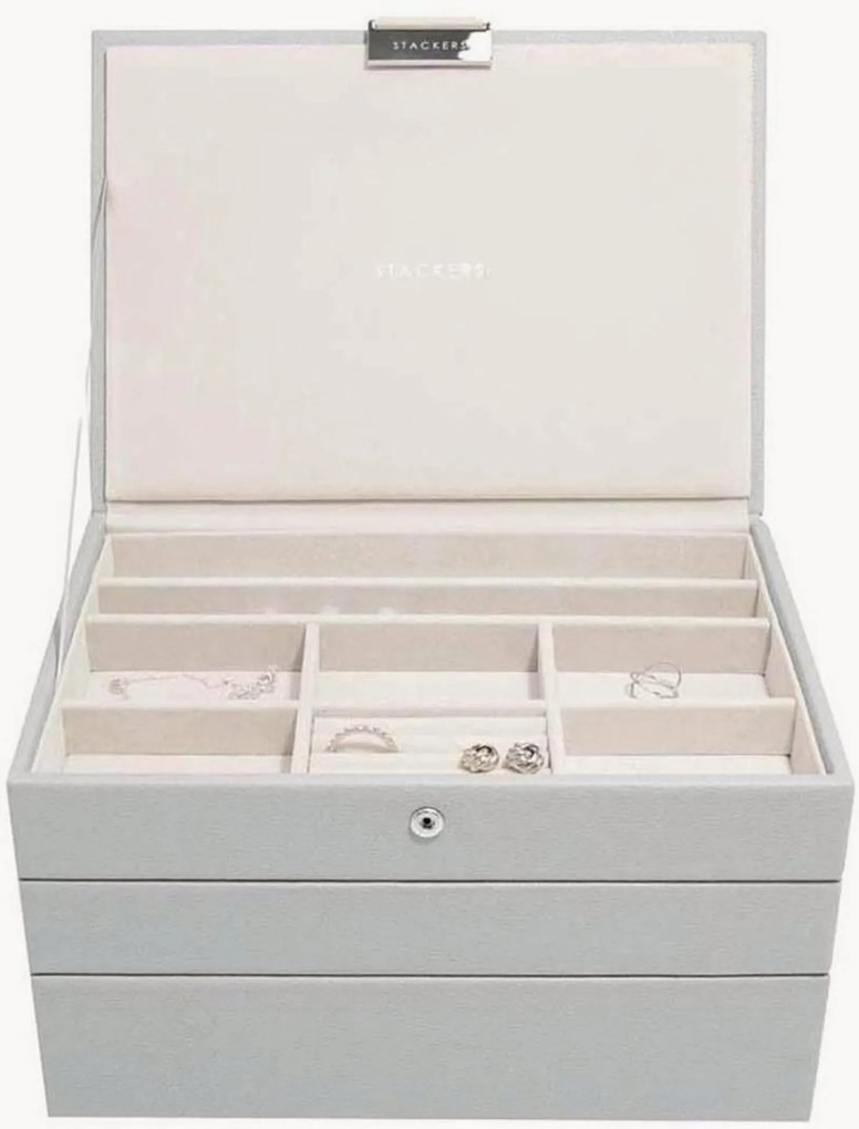 Sieradendoos Classic Grey, 3-delig