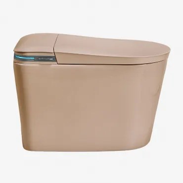 Slimme Toilet Van Keramiek Saloa Premium Beige Amandelroos - Sklum