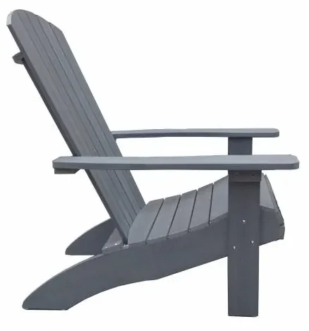 Garden Interiors Adirondack Stoel - Grijs - Kunststof Polywood - Garden Interiors