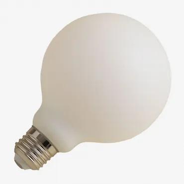 LED Lamp E27 G95 10W Opaal Warm wit 2800K - Sklum