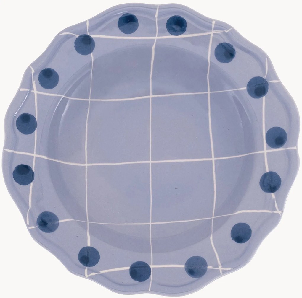 Handbeschilderd soepbord Quadri