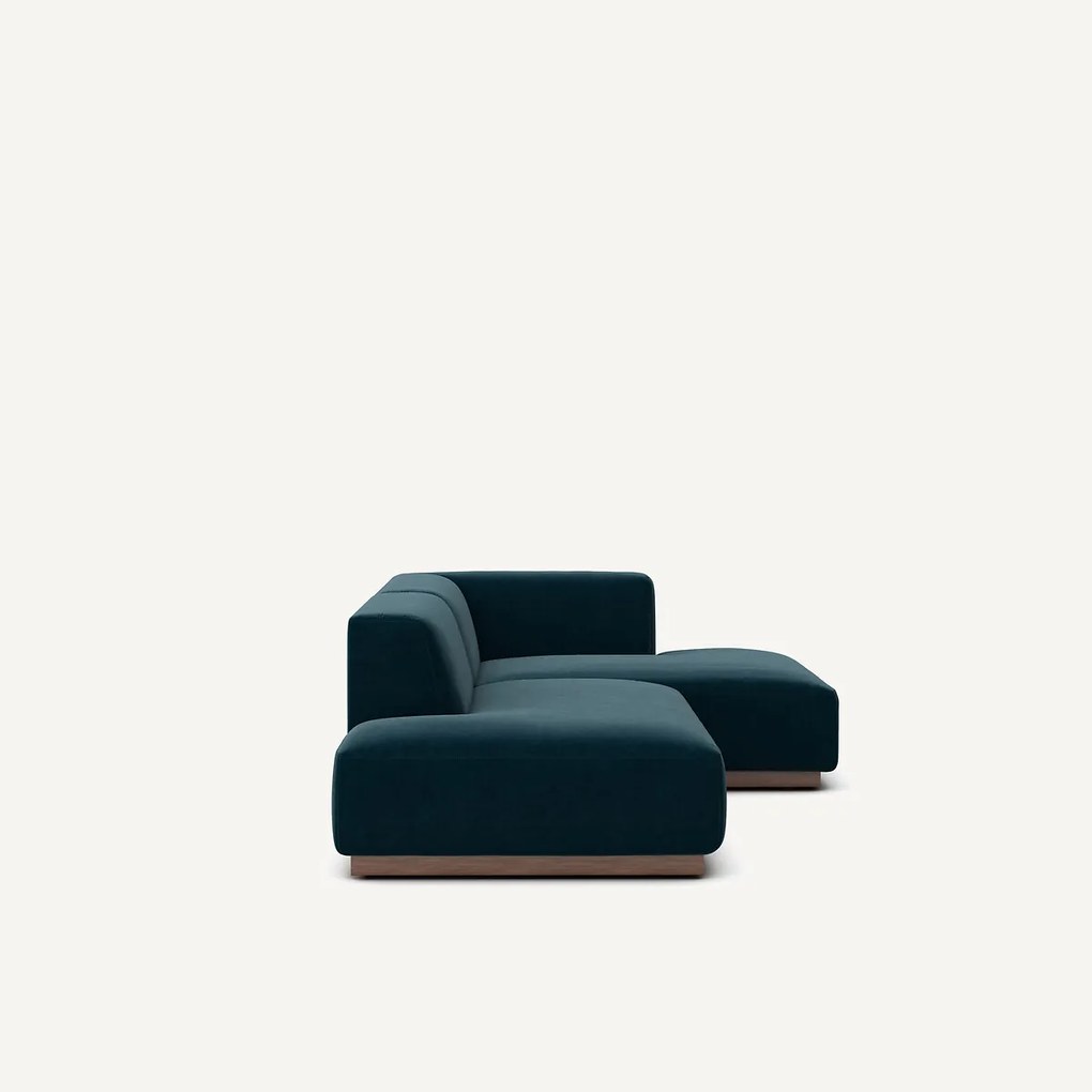 Rechter hoekbank in fluweel, Jacopo