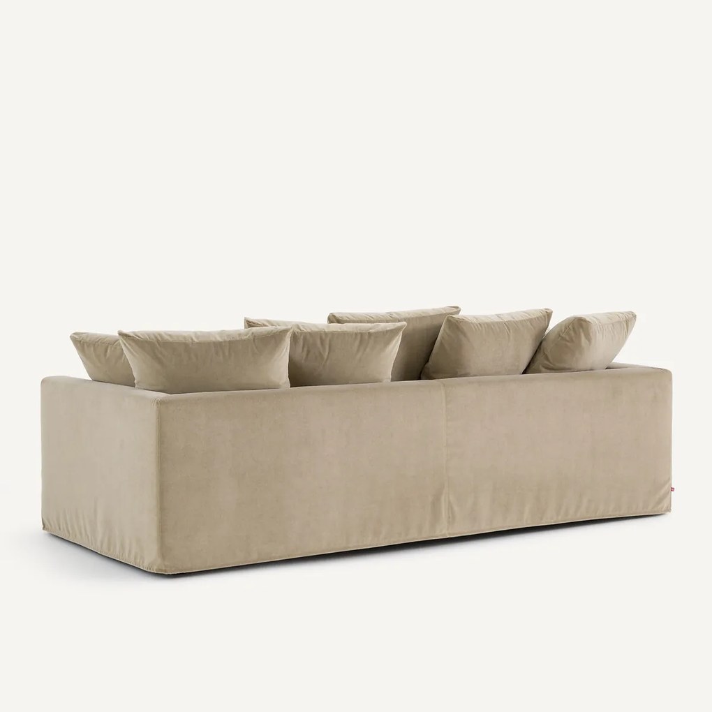 Zetel van stonewashed fluweel, OTAVIA