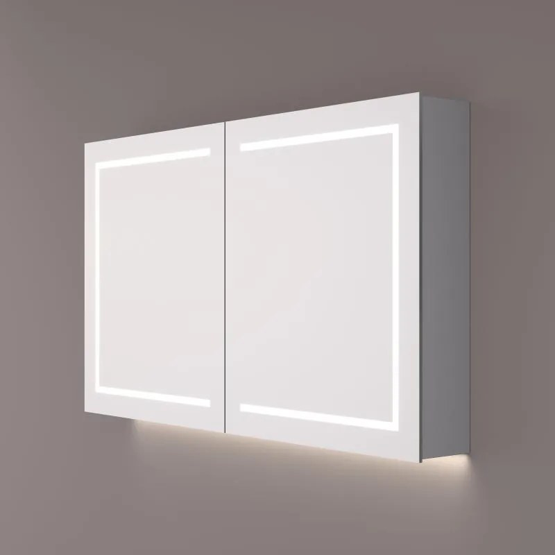 Hipp Design 62000 spiegelkast met LED en spiegelverwarming 140x70x14cm