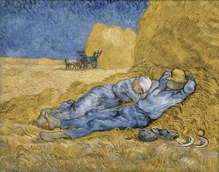 Kunstreproductie De Siësta, Vincent van Gogh