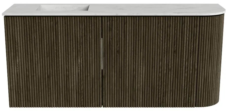 Mondiaz Joya DLux 90cm toiletmeubel ronding rechts shadow met wastafel faye links 1 kraangat opalo