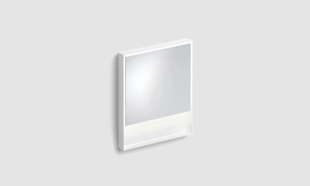 Clou Look at Me spiegel met LED-verlichting 70x80cm wit mat