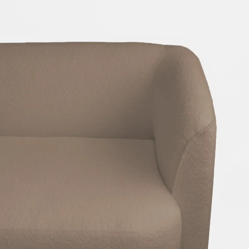 Hoekbank - Evora - links - stof now or never taupe 16