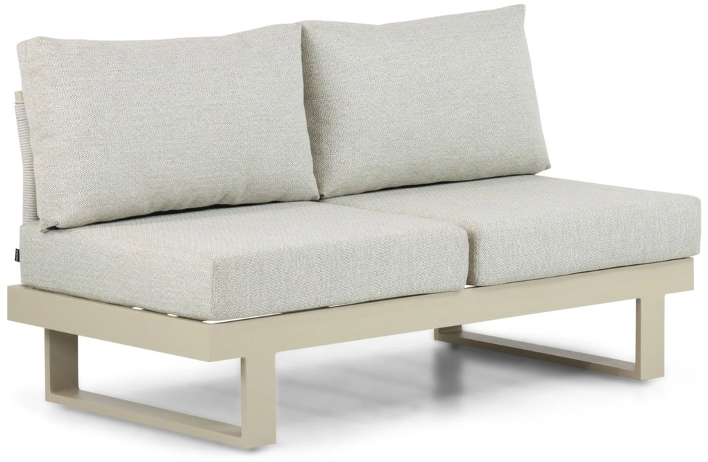 Hoek loungeset 5 personen Aluminium Taupe  Lifestyle Garden Furniture Lorenzo