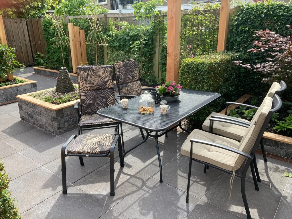 Kettler Siero tuinstoel / Strekmetaal tafel 145 cm.