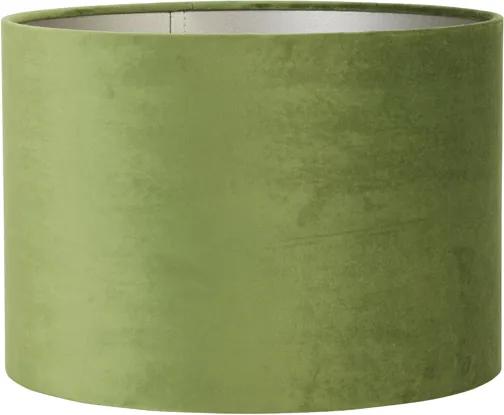 Lampenkap cilinder VELOURS - 40-40-30cm - olive green