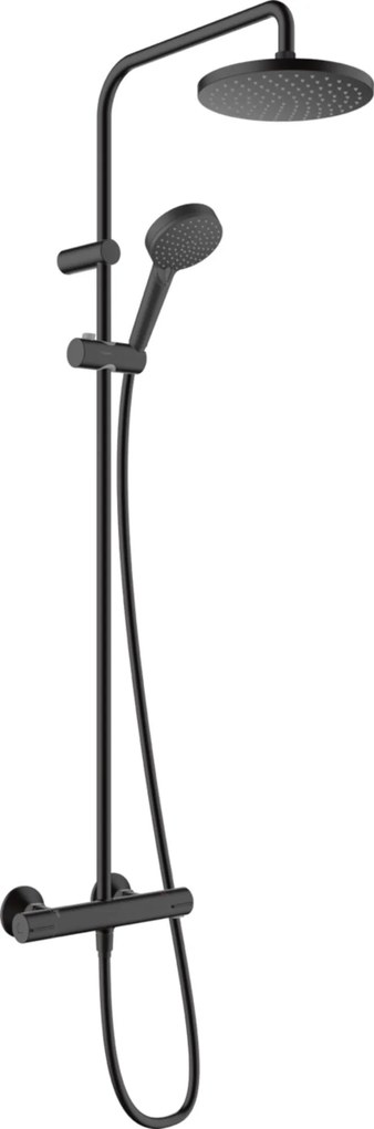 Hansgrohe Vernis Blend regendoucheset met 3 straalsoorten Ø21cm mat zwart