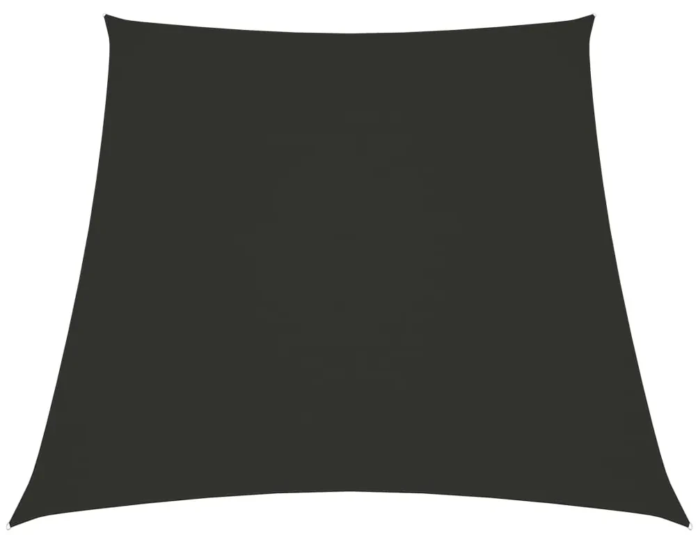 vidaXL Zonnescherm trapezium 4/5x4 m oxford stof antracietkleurig