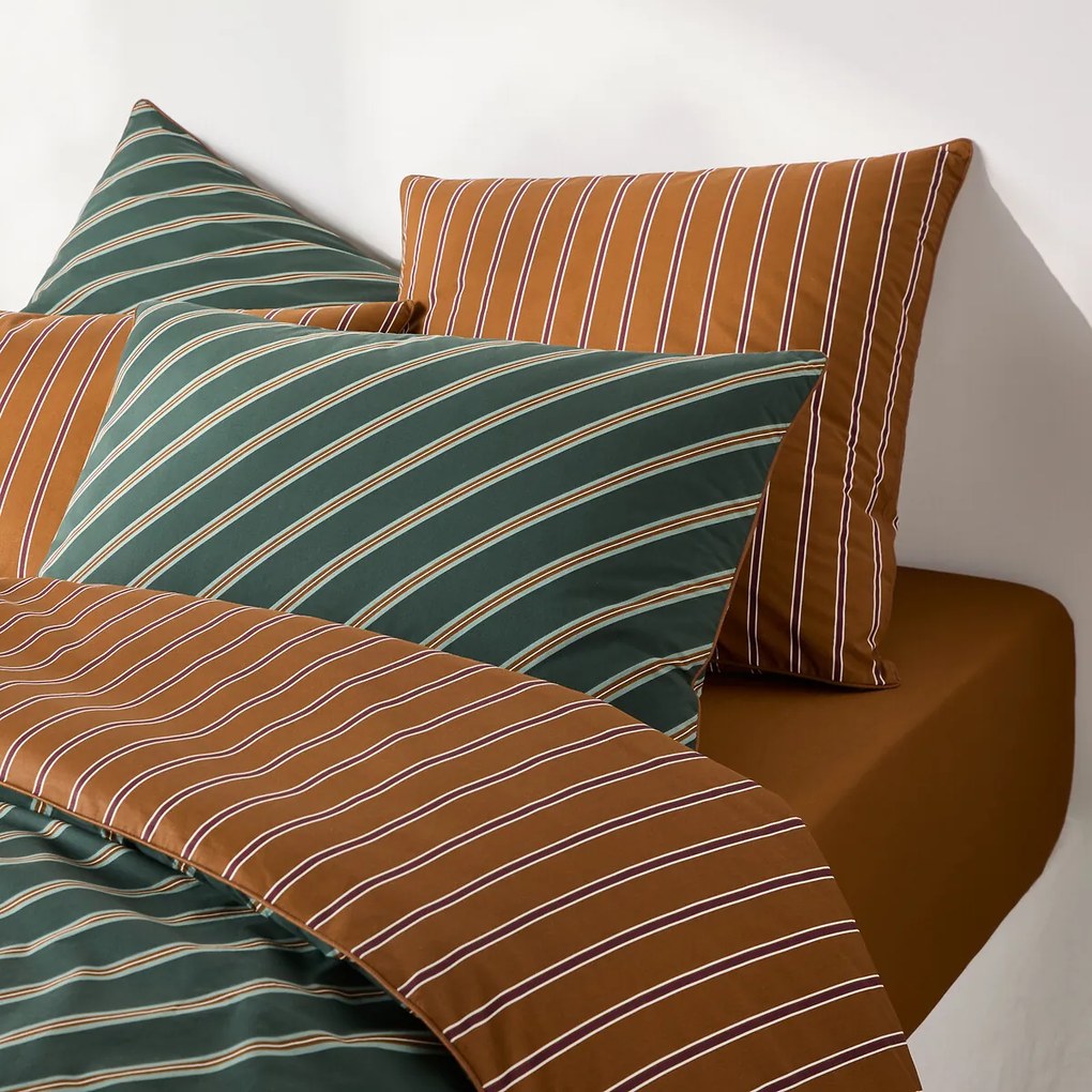 Kussensloop van katoensatijn Georgio