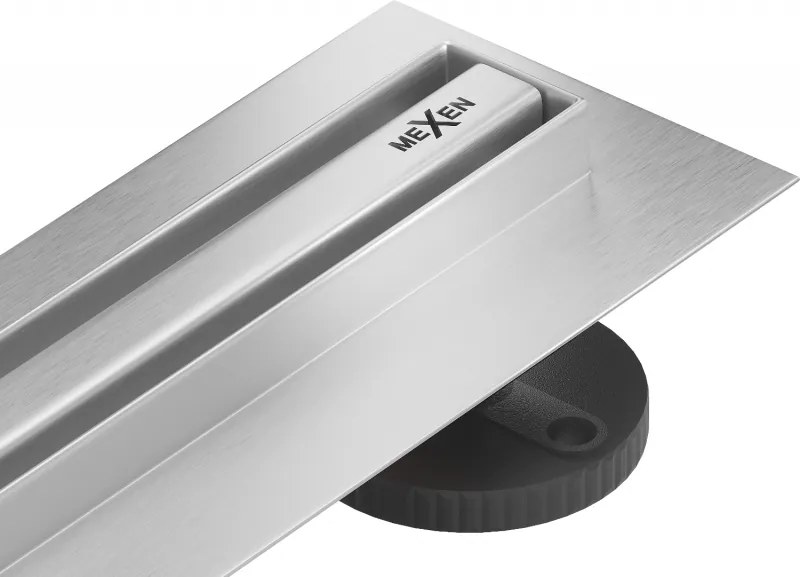 Mexen Flat 360° Slim draaibare lijnafvoer 120 cm, inox - 1041120