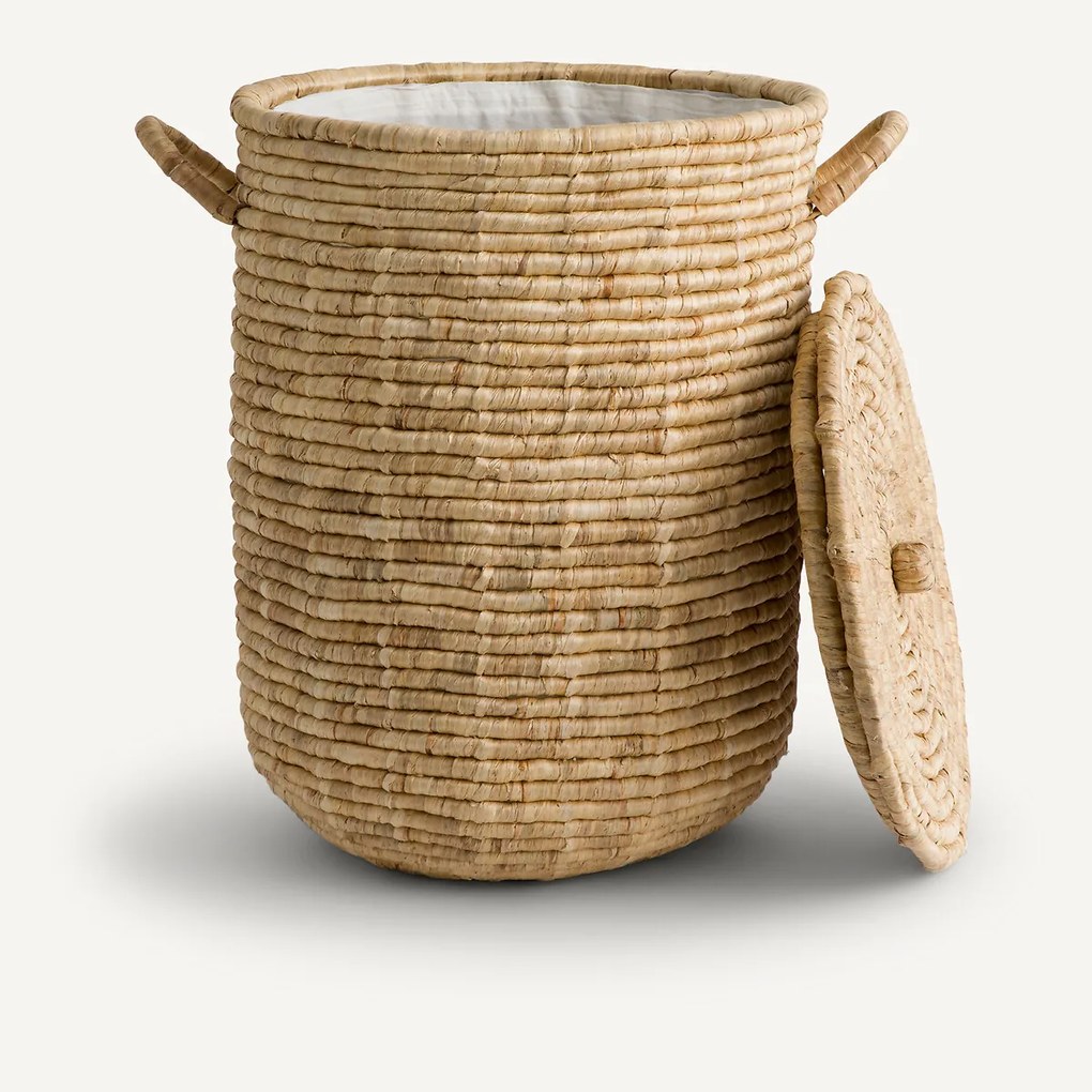 Linnenmand in waterhyacint, Kunda