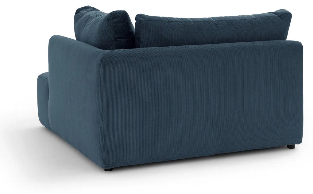 Moduleerbare hoekbank ribfluweel, Monica